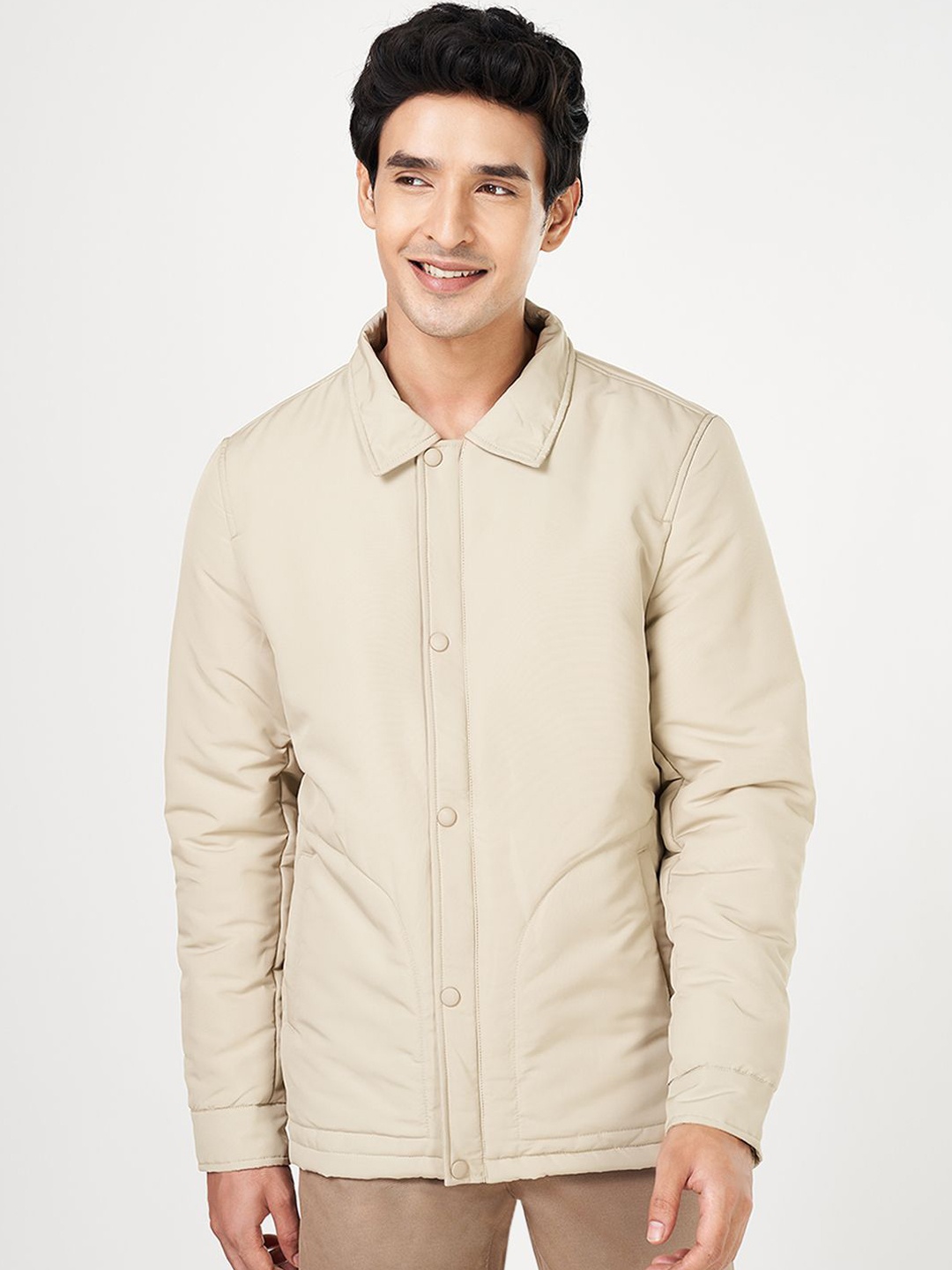

BYFORD by Pantaloons Men Longline Tailored Jacket, White
