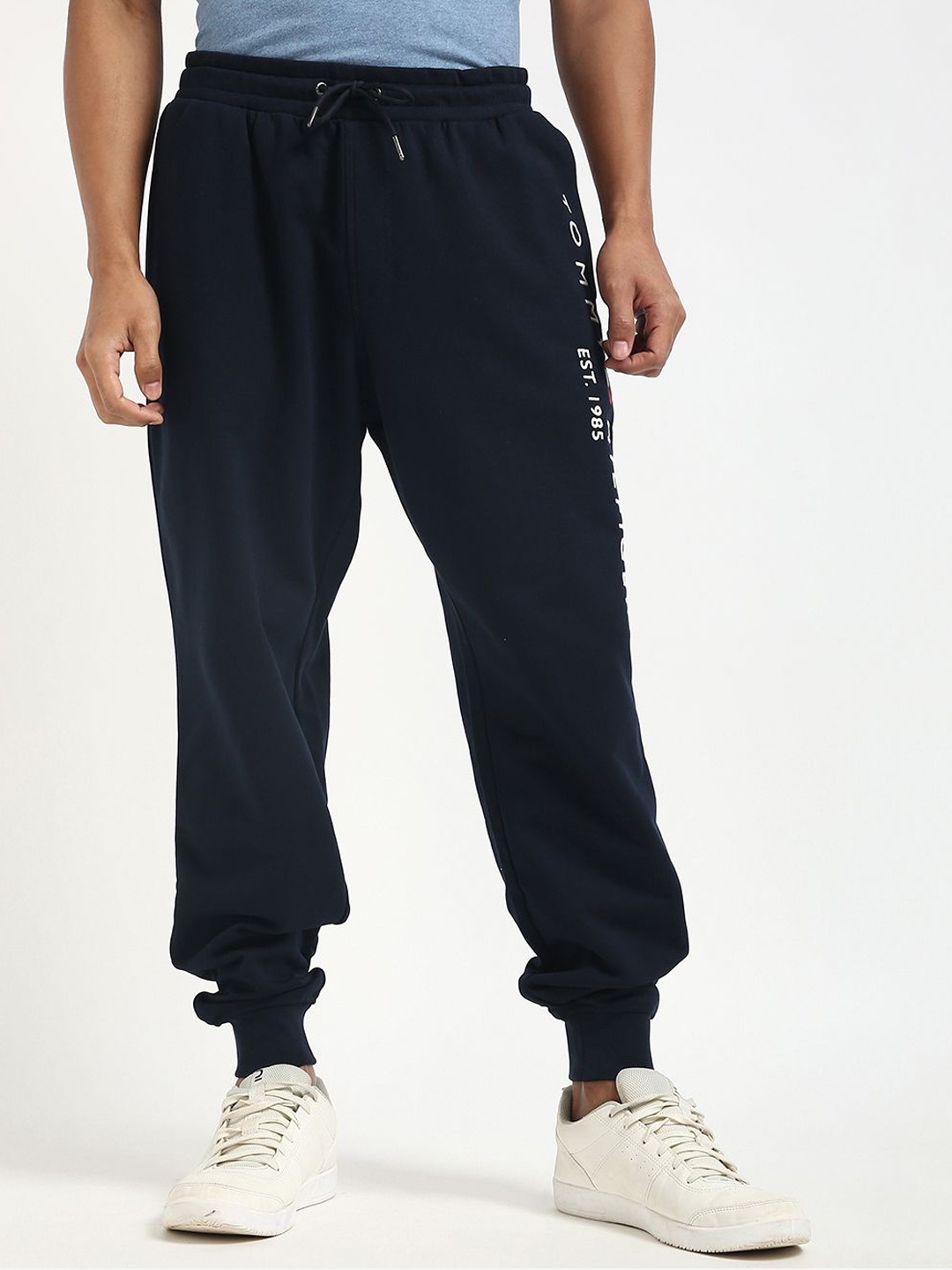 

Tommy Hilfiger Men Organic Cotton Joggers, Blue