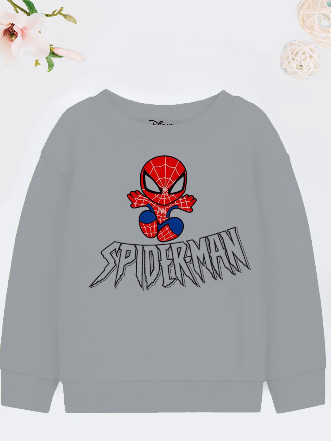 

YK Disney Boys Printed Sweatshirt, Grey