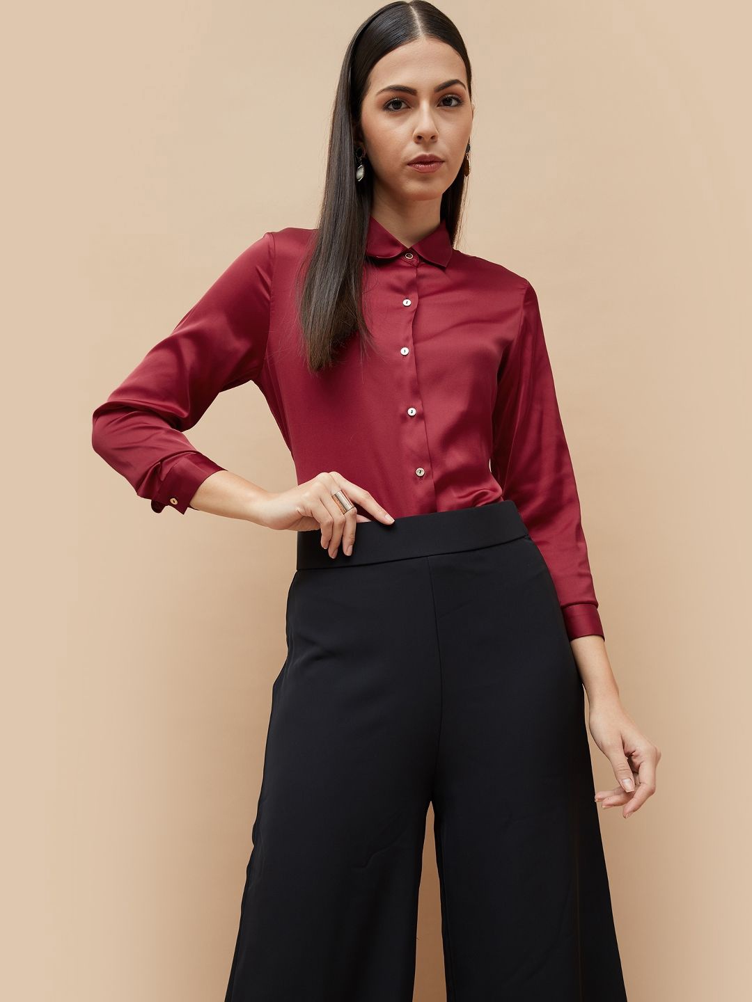 

CODE by Lifestyle Shirt Style Top, Red