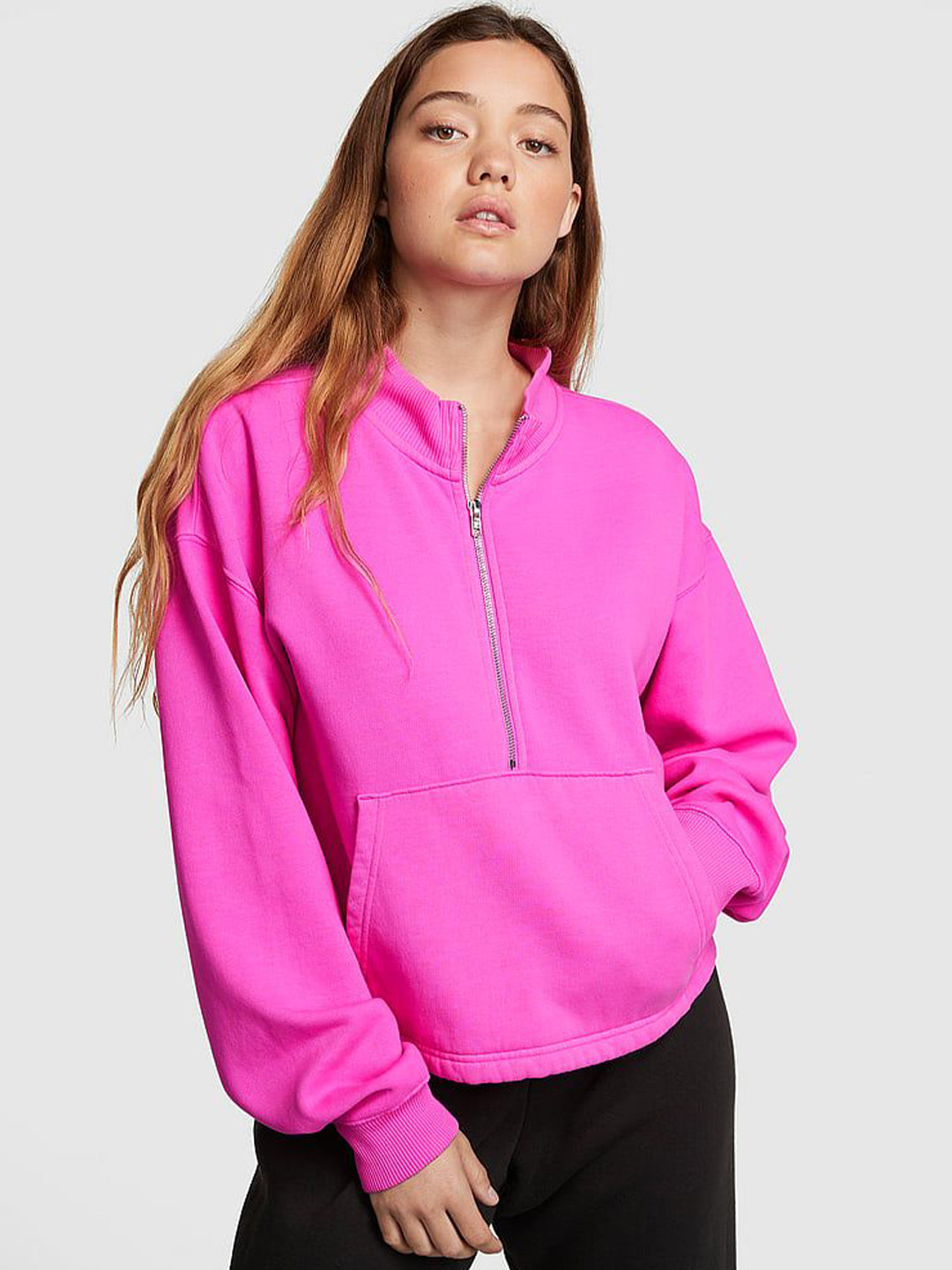

Victoria's Secret Women Pullover Sweatshirt, Pink