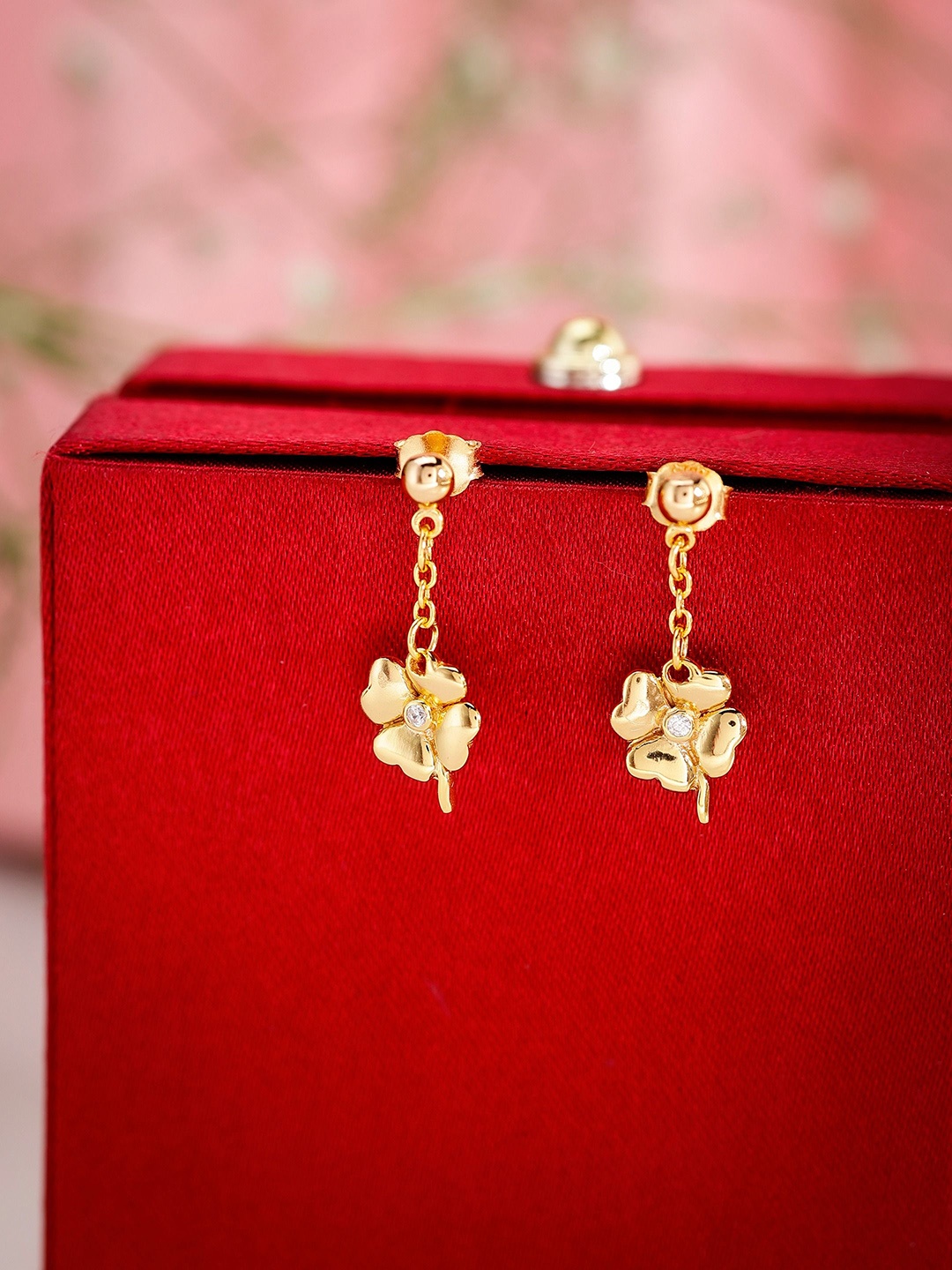 

DIAVO Contemporary Drop Earrings, Gold