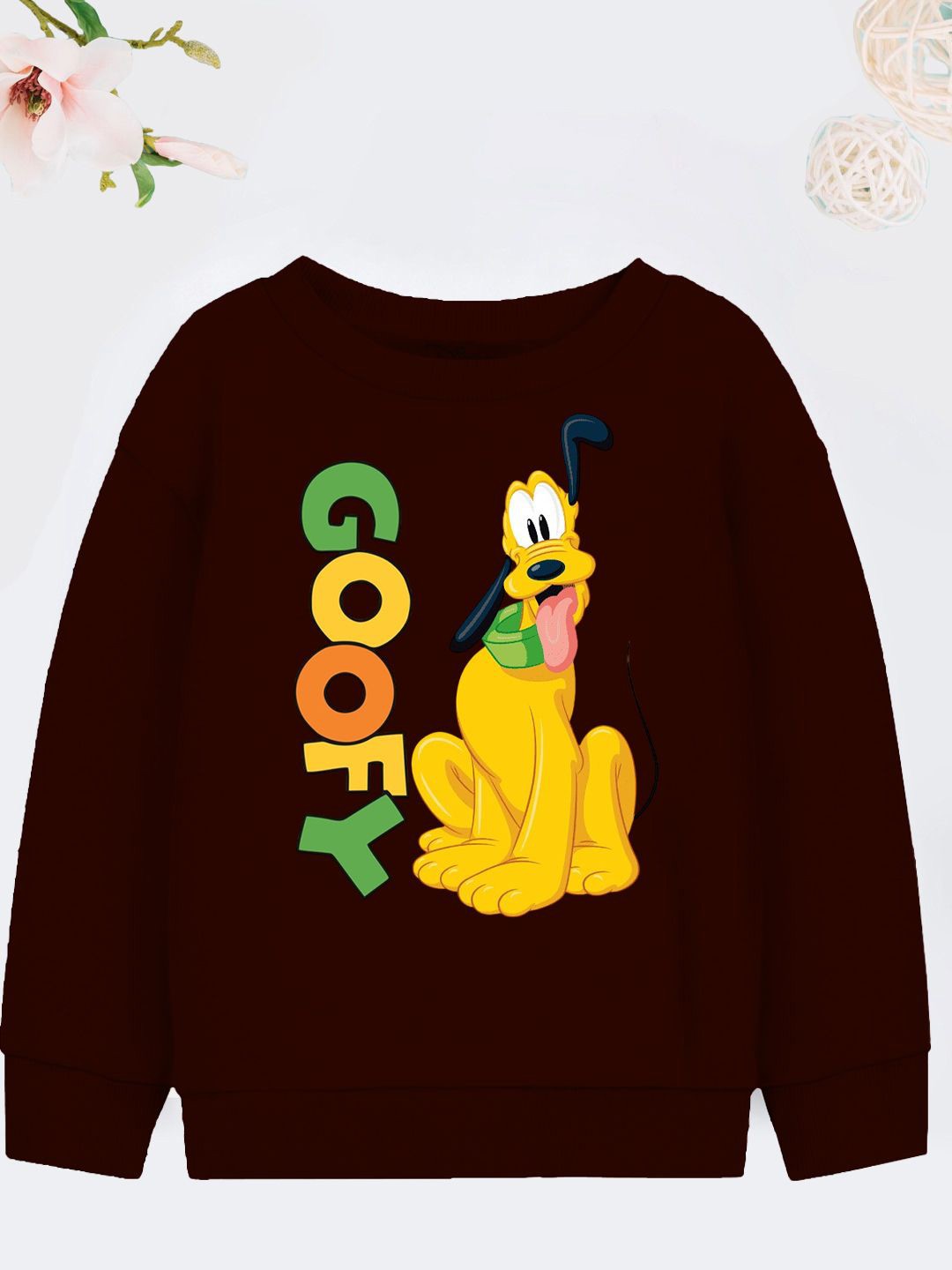 

YK Disney Boys Printed Sweatshirt, Coffee brown