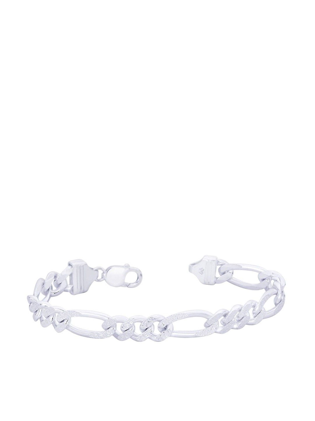 

Taraash Men Sterling Silver Link Bracelet