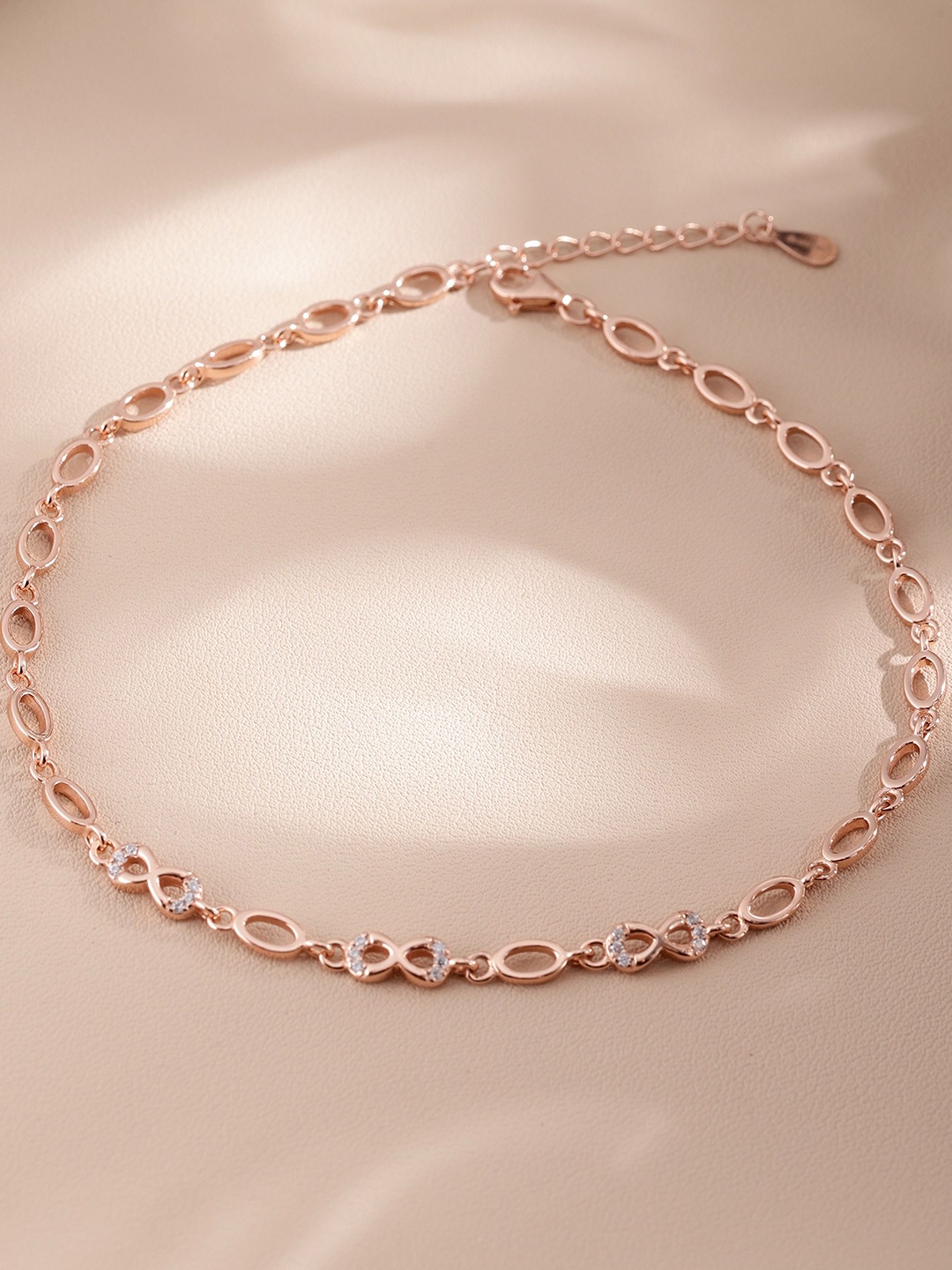 

DIAVO Rose Gold-Plated Anklet