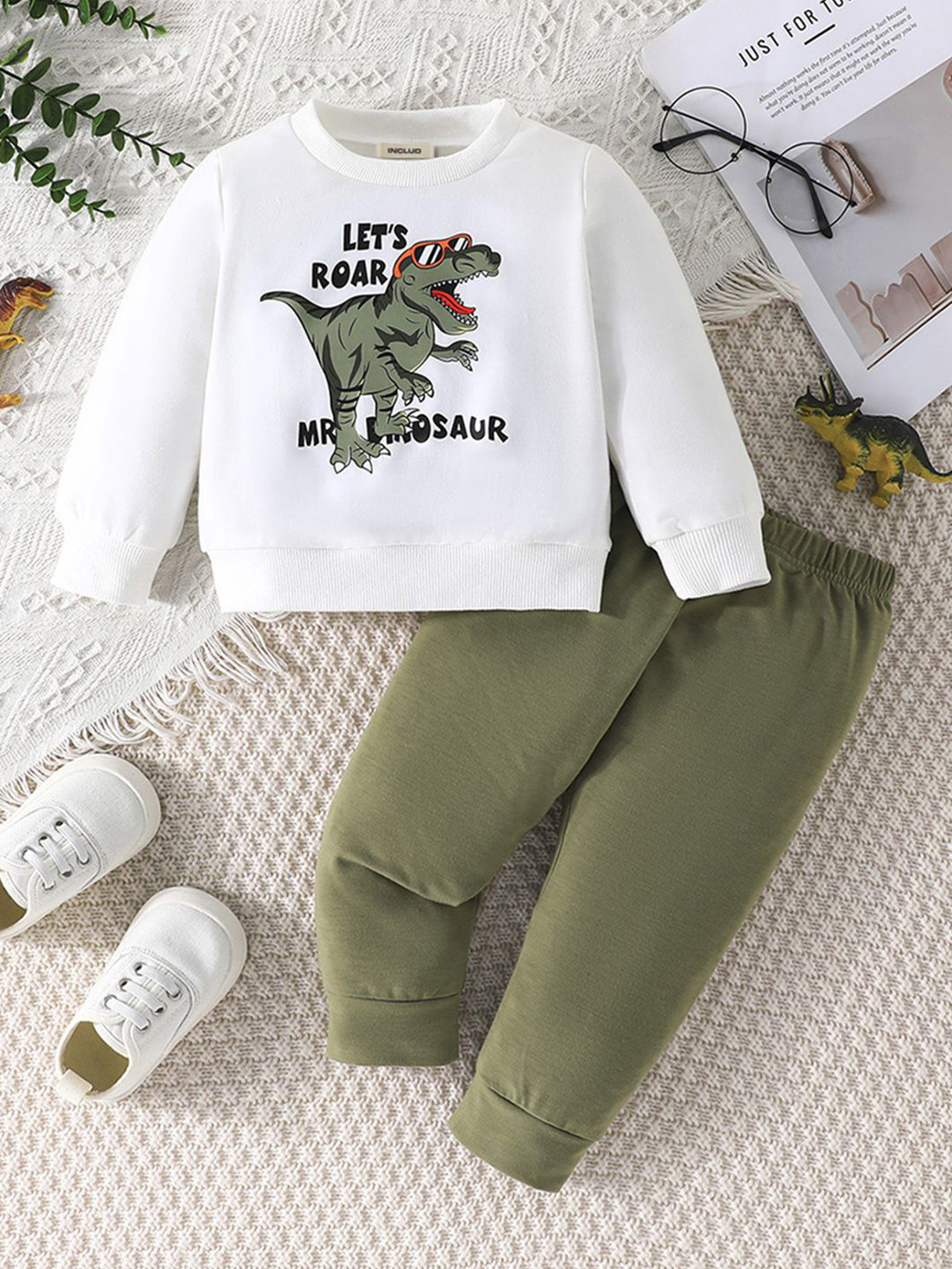 

INCLUD Boys Printed, Green