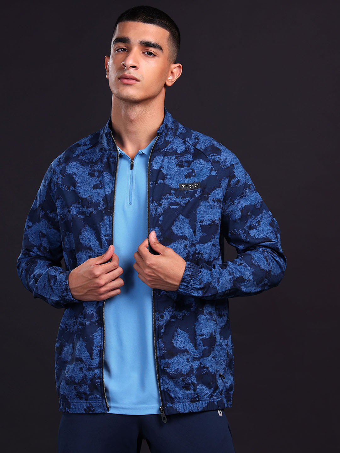 

Technosport Men Camouflage Polyester Sporty Jacket, Blue