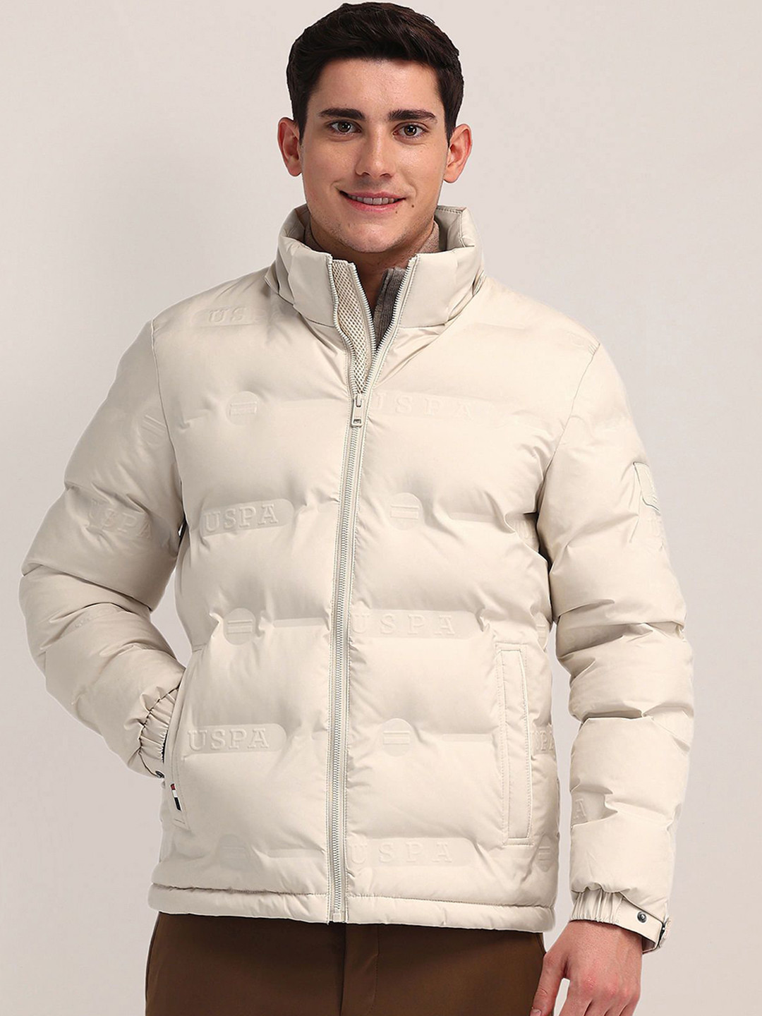 

U.S. Polo Assn. Men Quilted Jacket, Beige