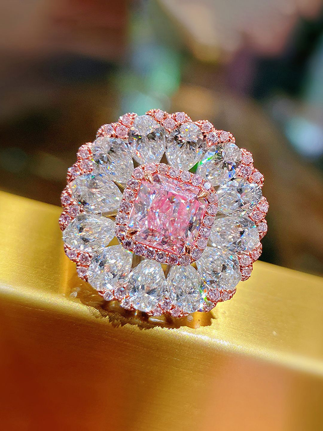 

Designs & You Rose Gold Plated American Diamond Stone Studded Finger Ring