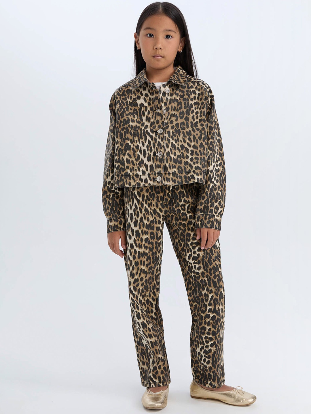 

DeFacto Girls Animal Printed Trousers, Na