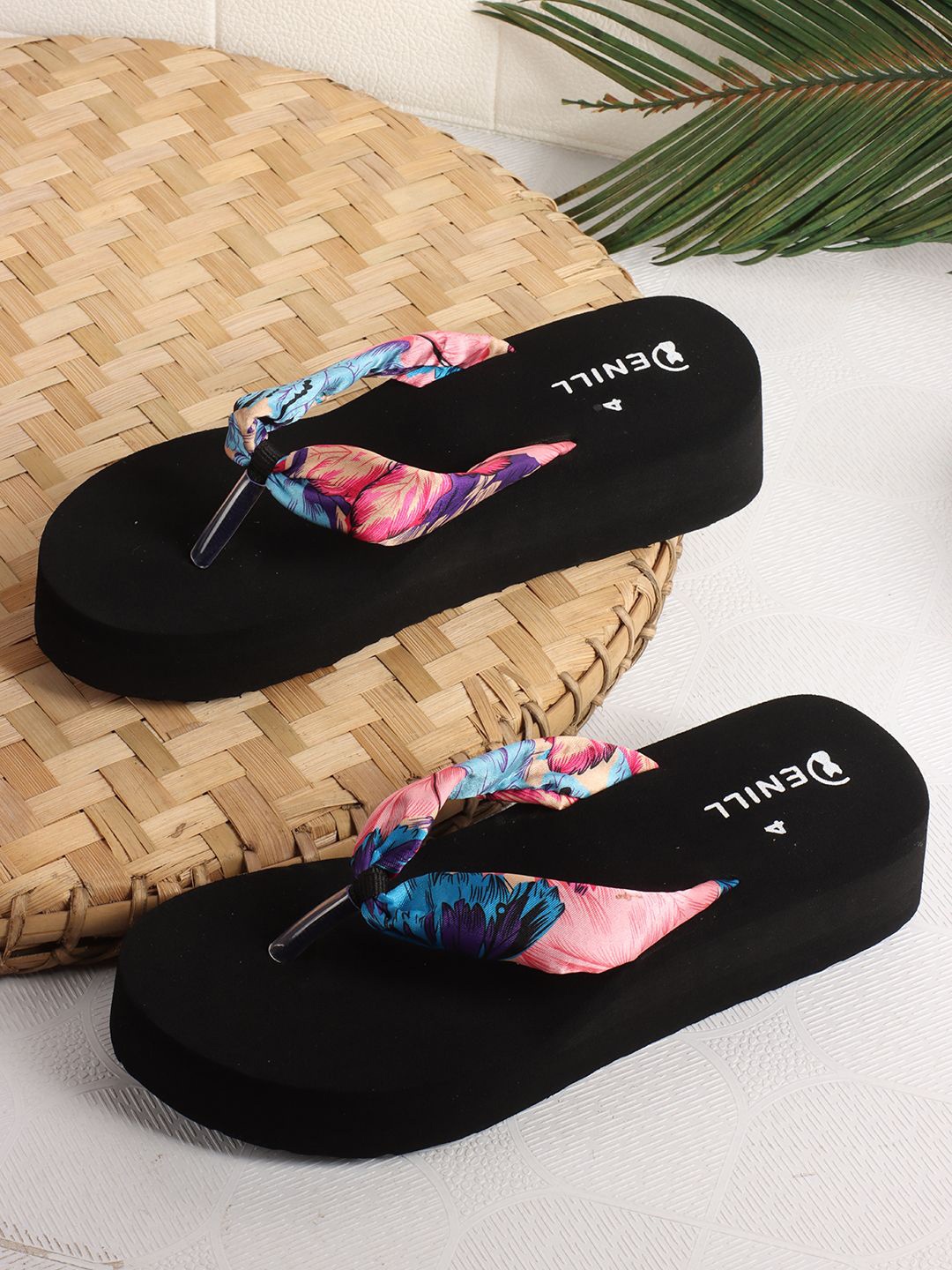 

Denill Women Open Toe Flats, Multi