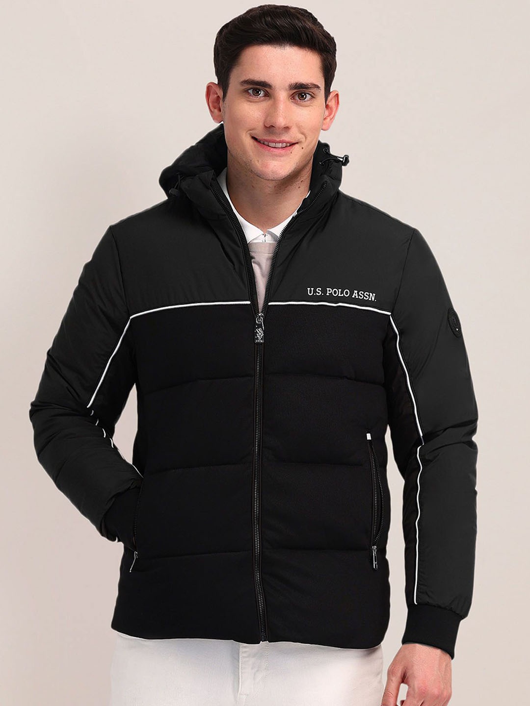

U.S. Polo Assn. Men Quilted Jacket, Black