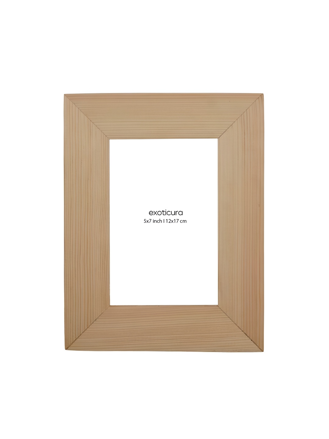 

Exoticura Brown & White 1 Pieces Wood Wall Photo Frames