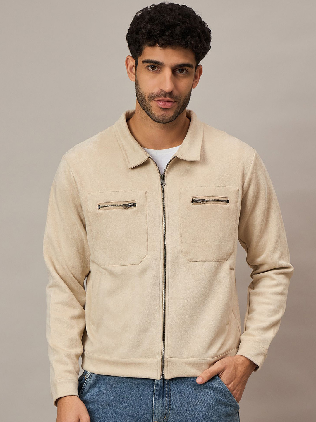 

REPRISE Men Tailored Jacket, Beige