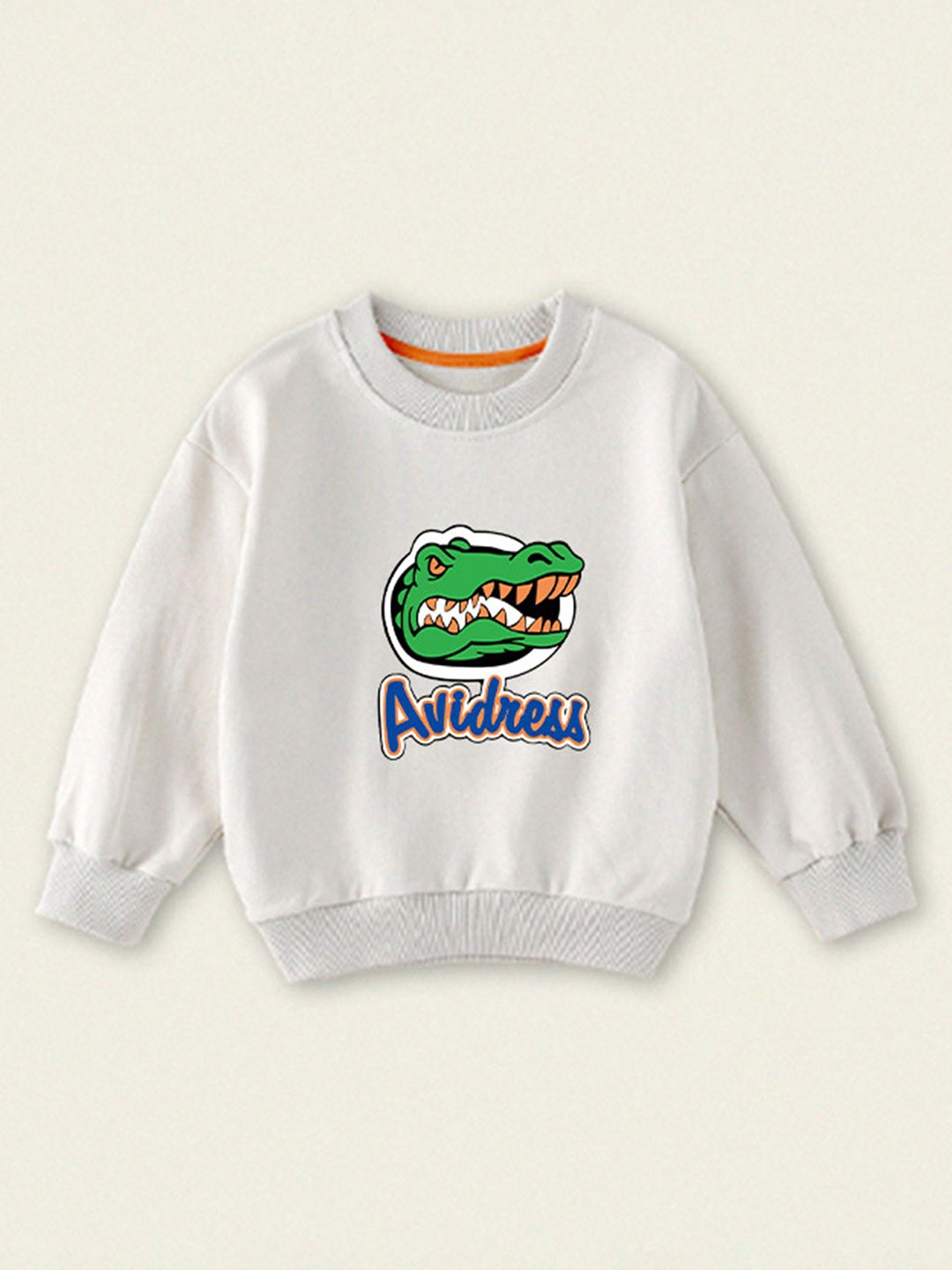 

LULU & SKY Boys Printed Sweatshirt, White
