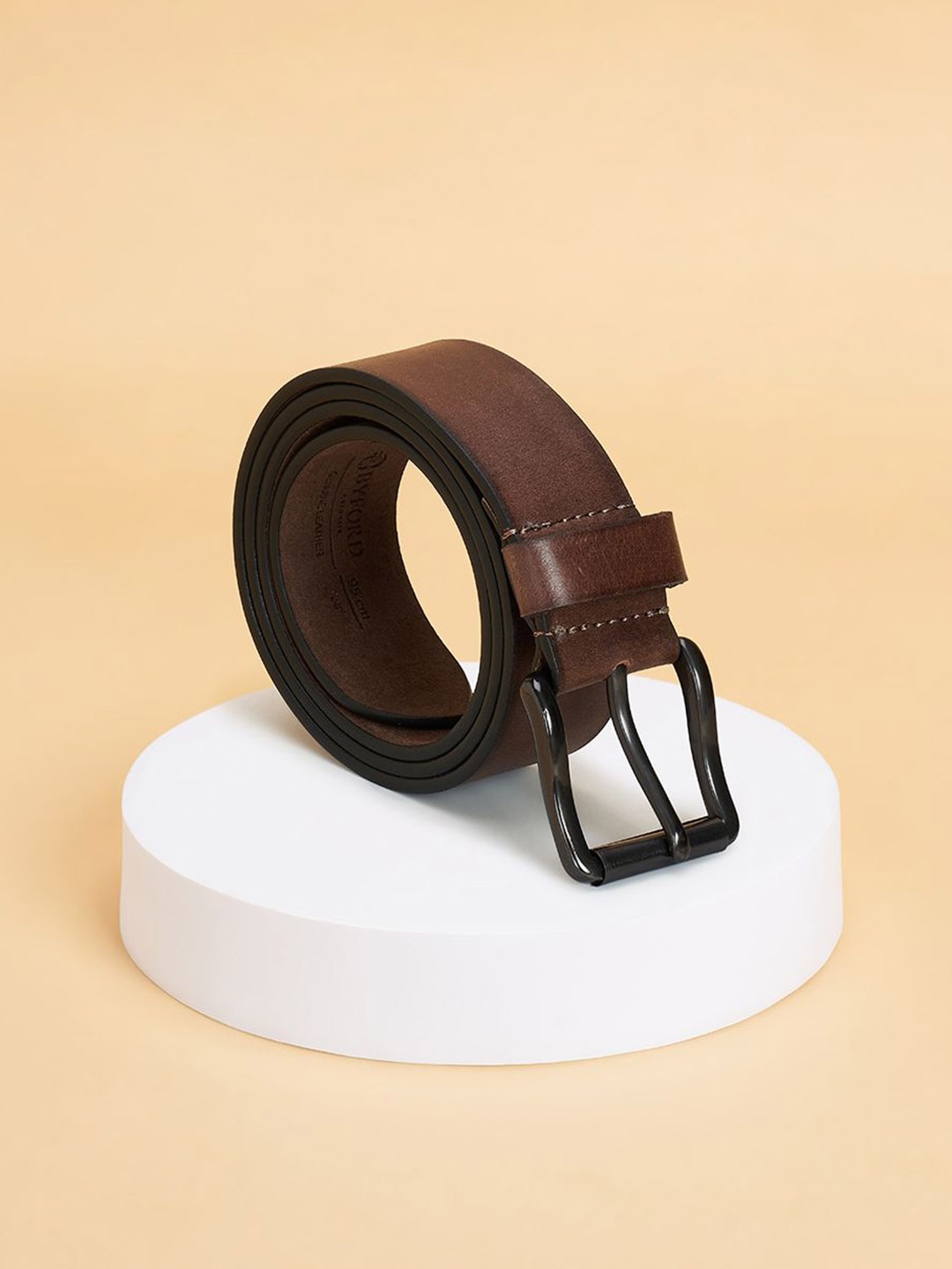 

BYFORD by Pantaloons Men Leather Formal Belt, Brown