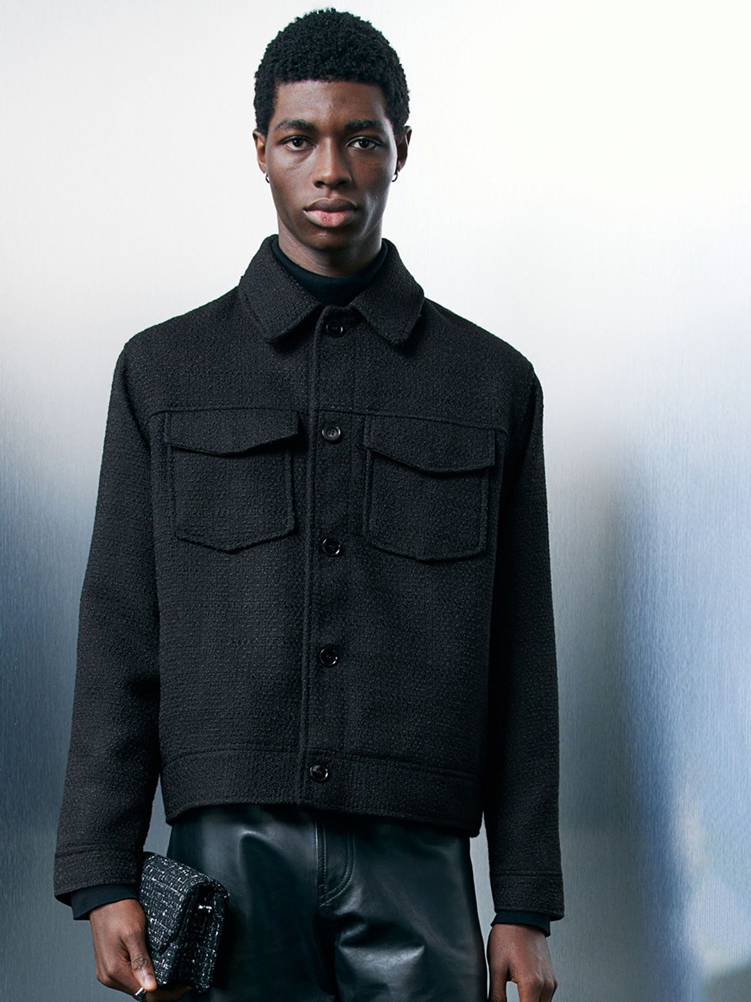 

H&M Regular Fit Jacket, Black