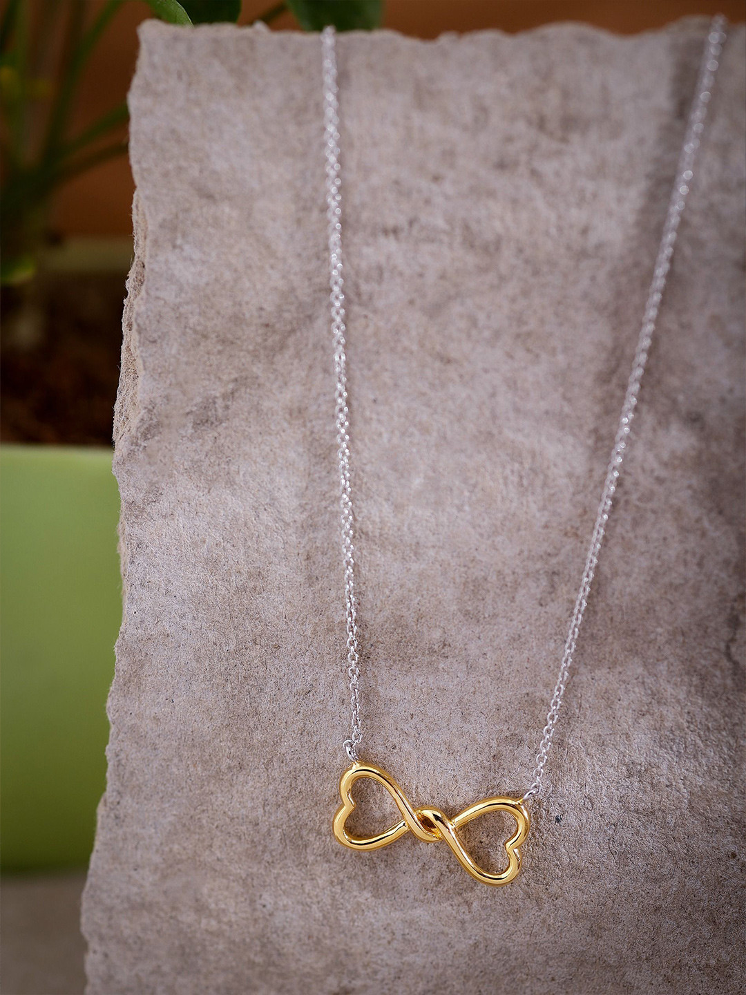 

DIAVO Sterling Silver Silver-Plated Chain