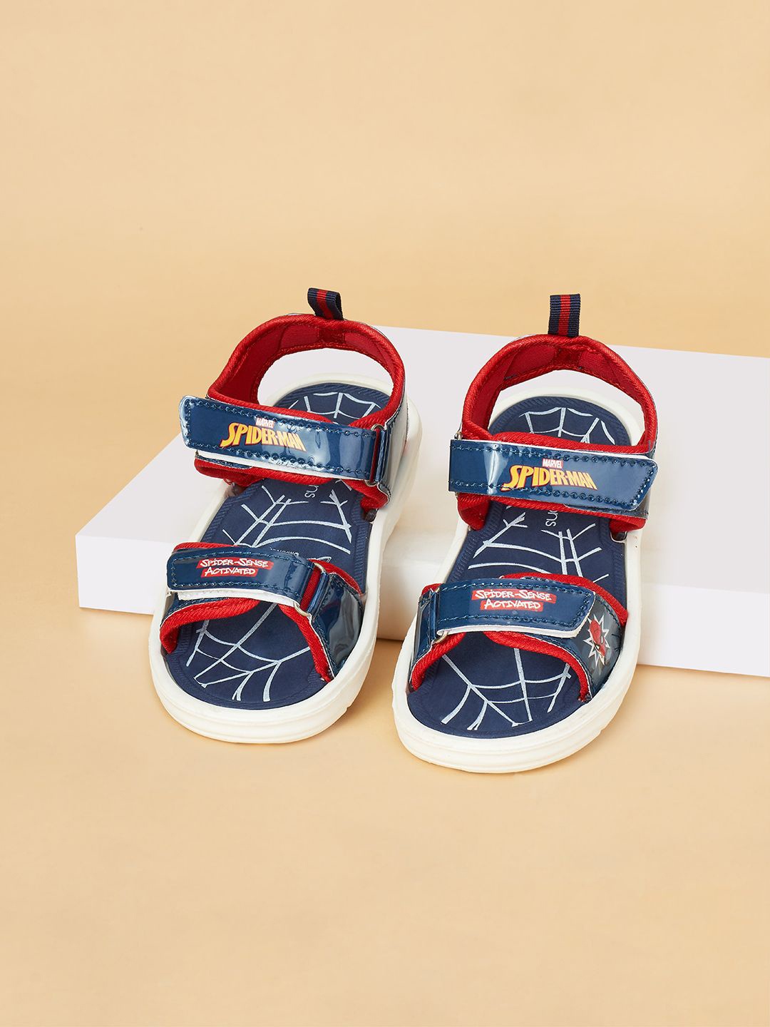 

Pantaloons Junior Boys PU Comfort Sandals, Blue