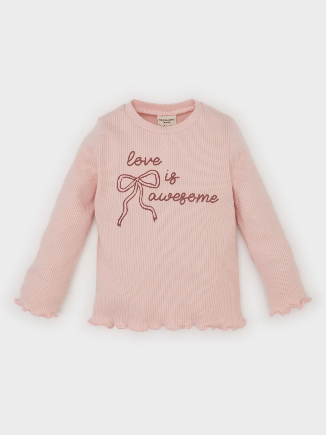 

DeFacto Girls Typography Printed T-shirt, Na