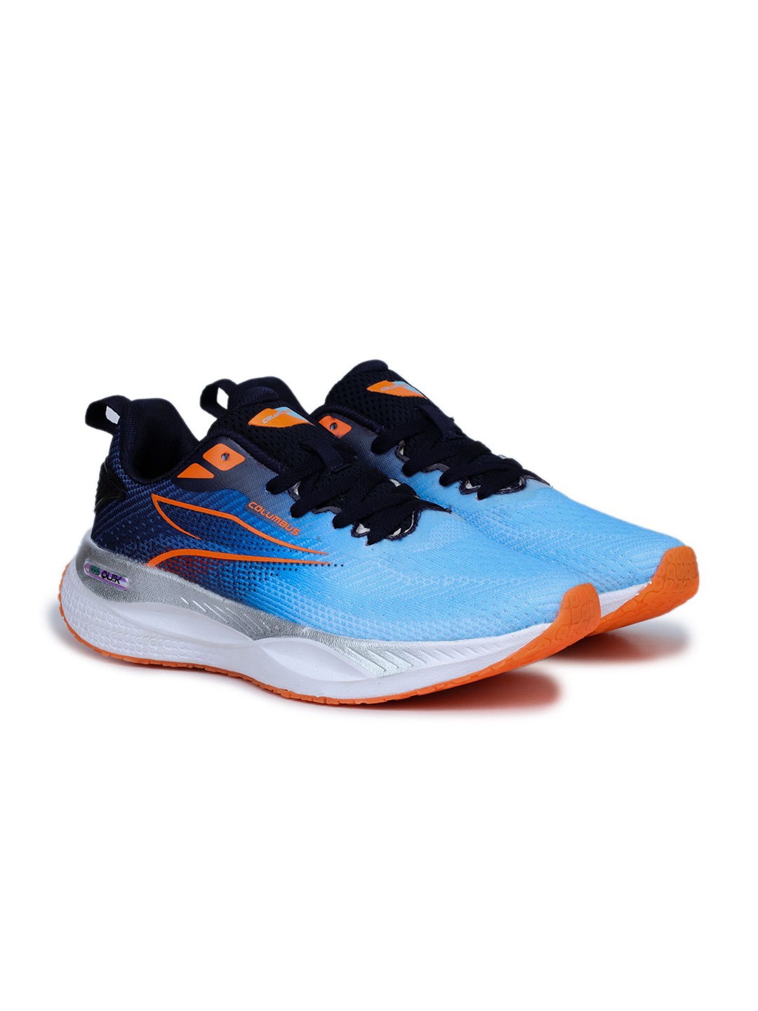 

Columbus Men Mesh Running Non-Marking Shoes, Navy blue