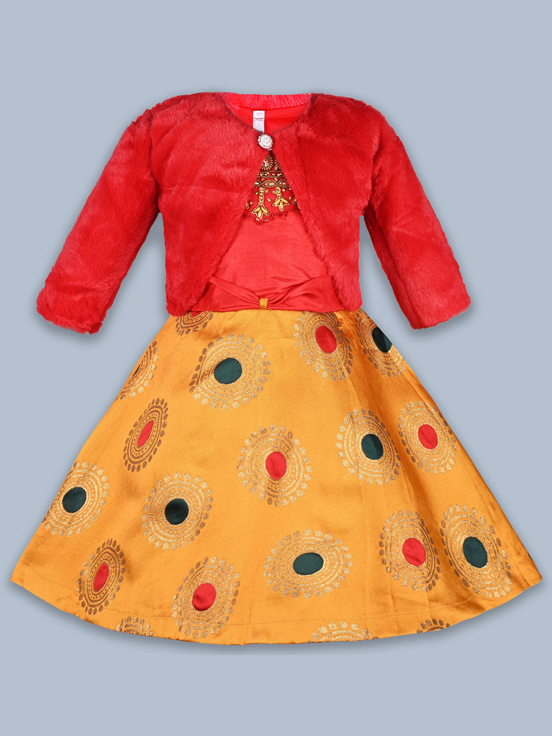 

Wish Karo Floral A-Line Dress, Yellow