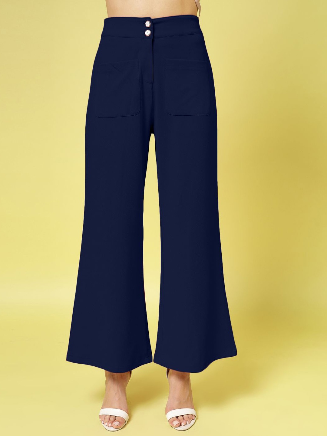 

Oomph! Women Relaxed Trousers, Blue