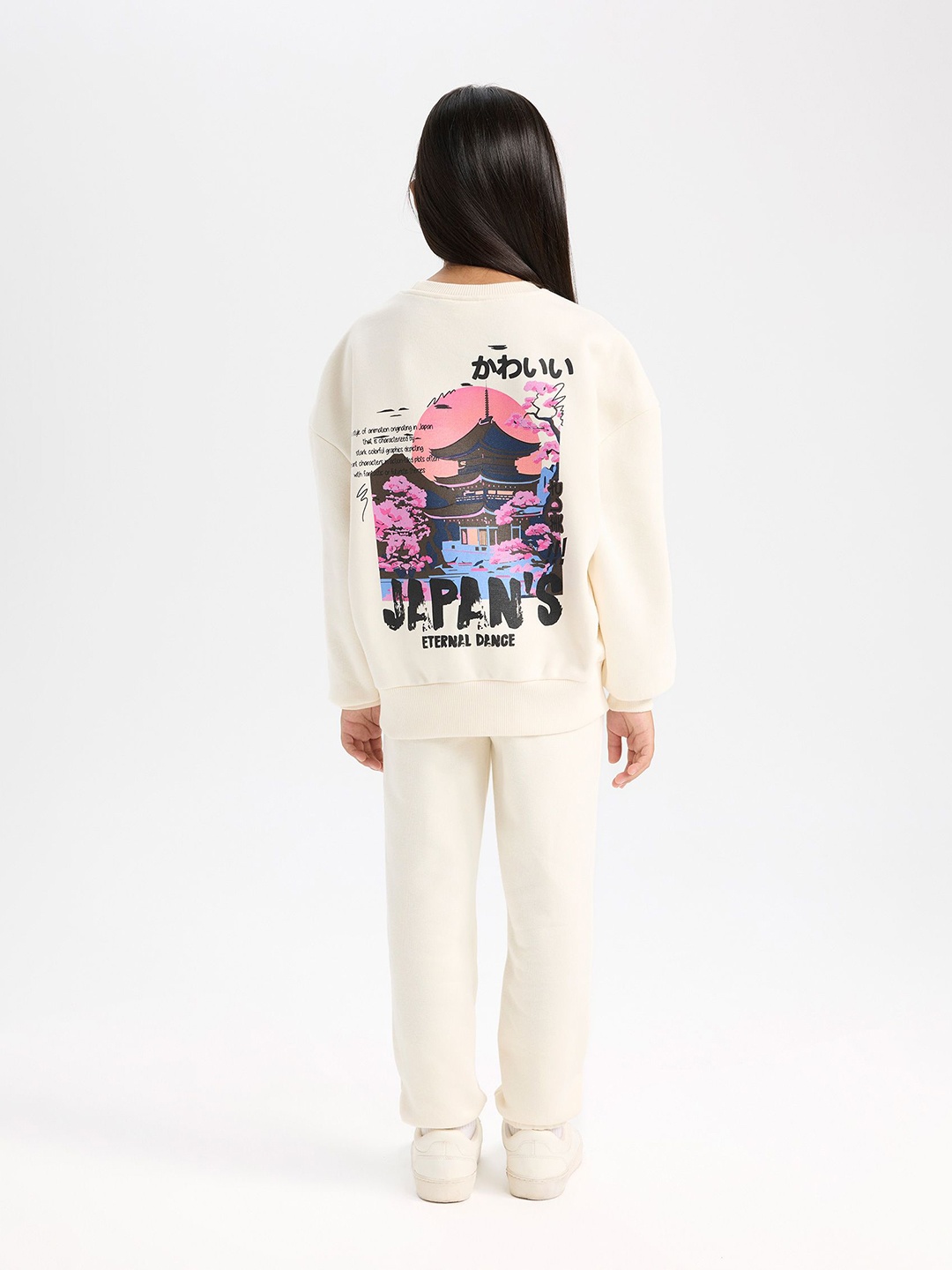 

DeFacto Girls Printed, White