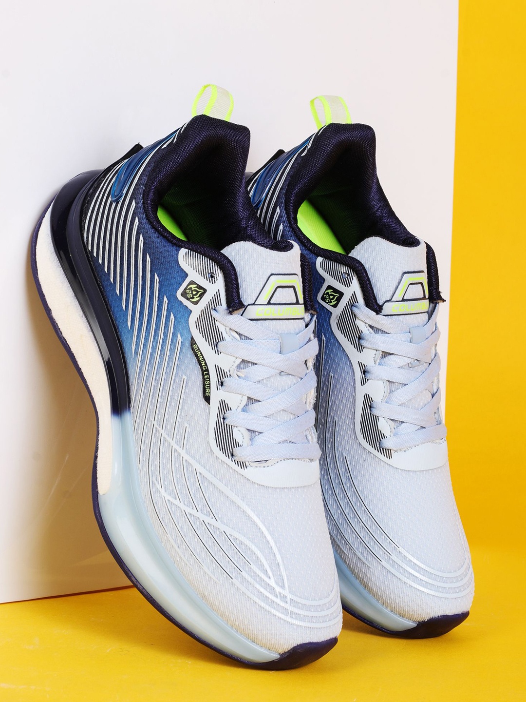 

Columbus Men Maxride Mesh Running Non-Marking Shoes, Blue