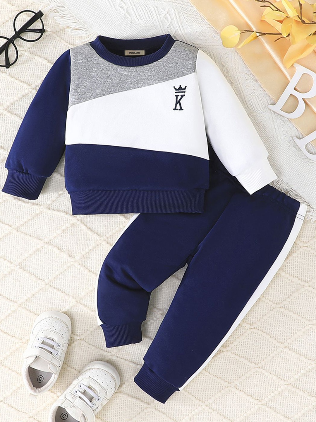

INCLUD Boys Colourblocked, Blue