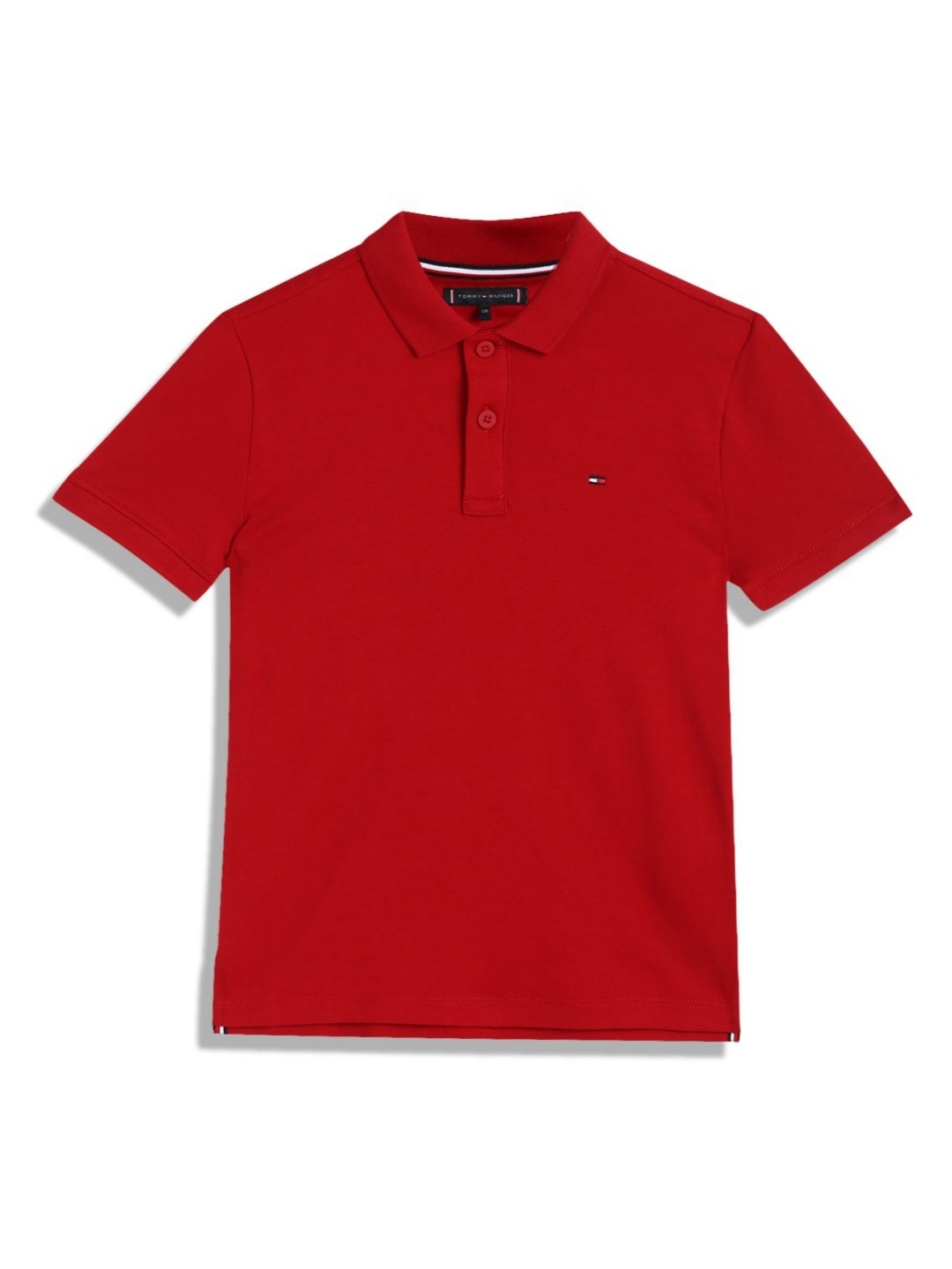 

Tommy Hilfiger Boys Polo Collar Applique T-shirt, Blue