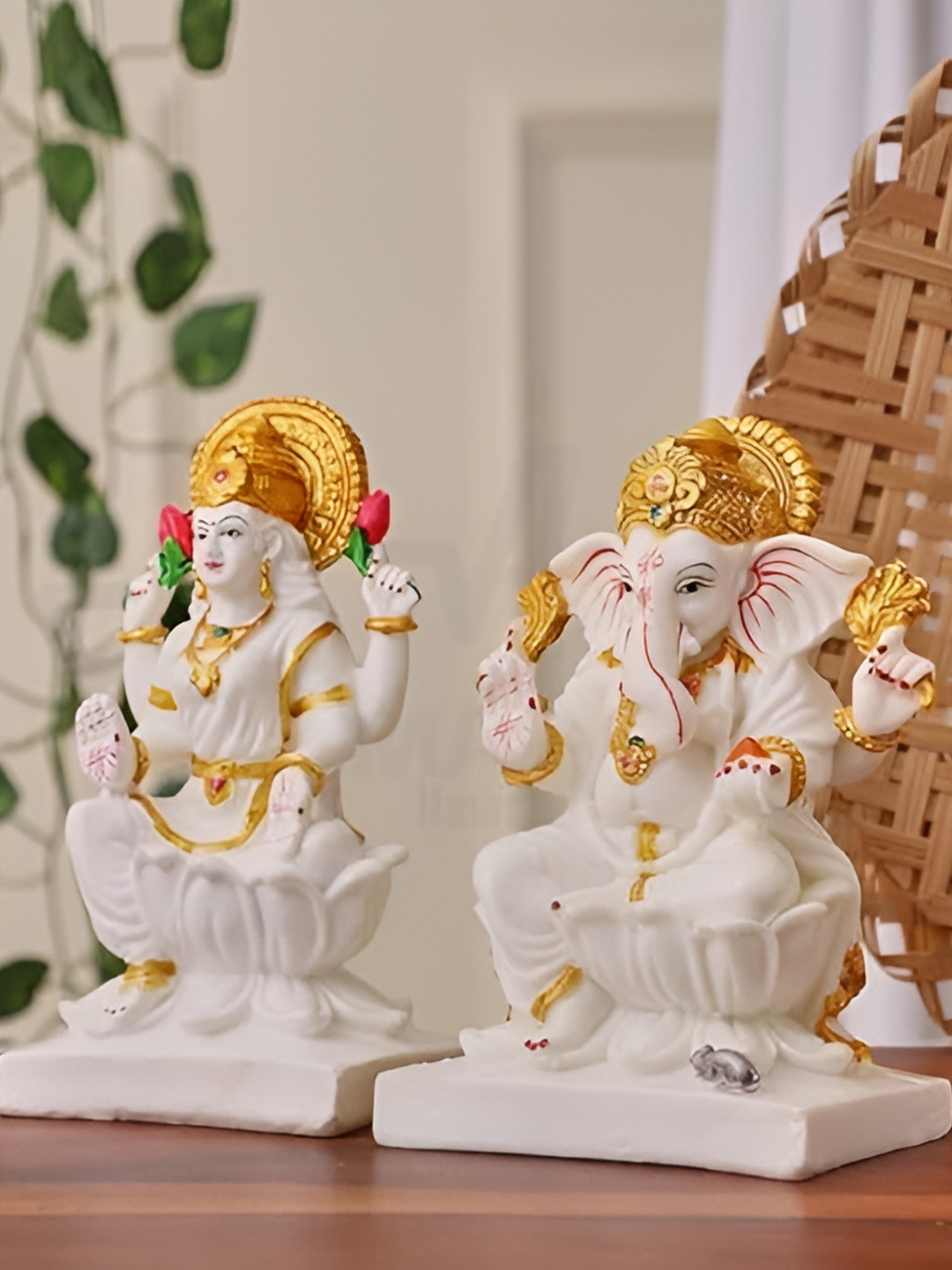

Vrinban International White Religious Figurine Showpiece