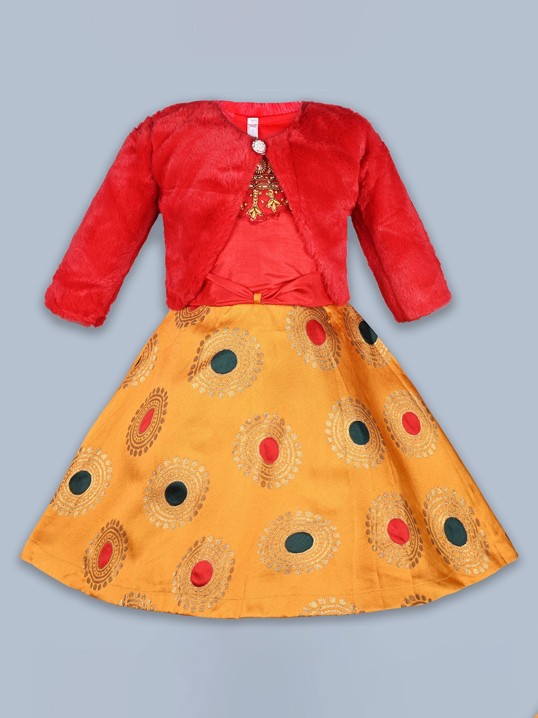 

Wish Karo Floral A-Line Dress, Yellow