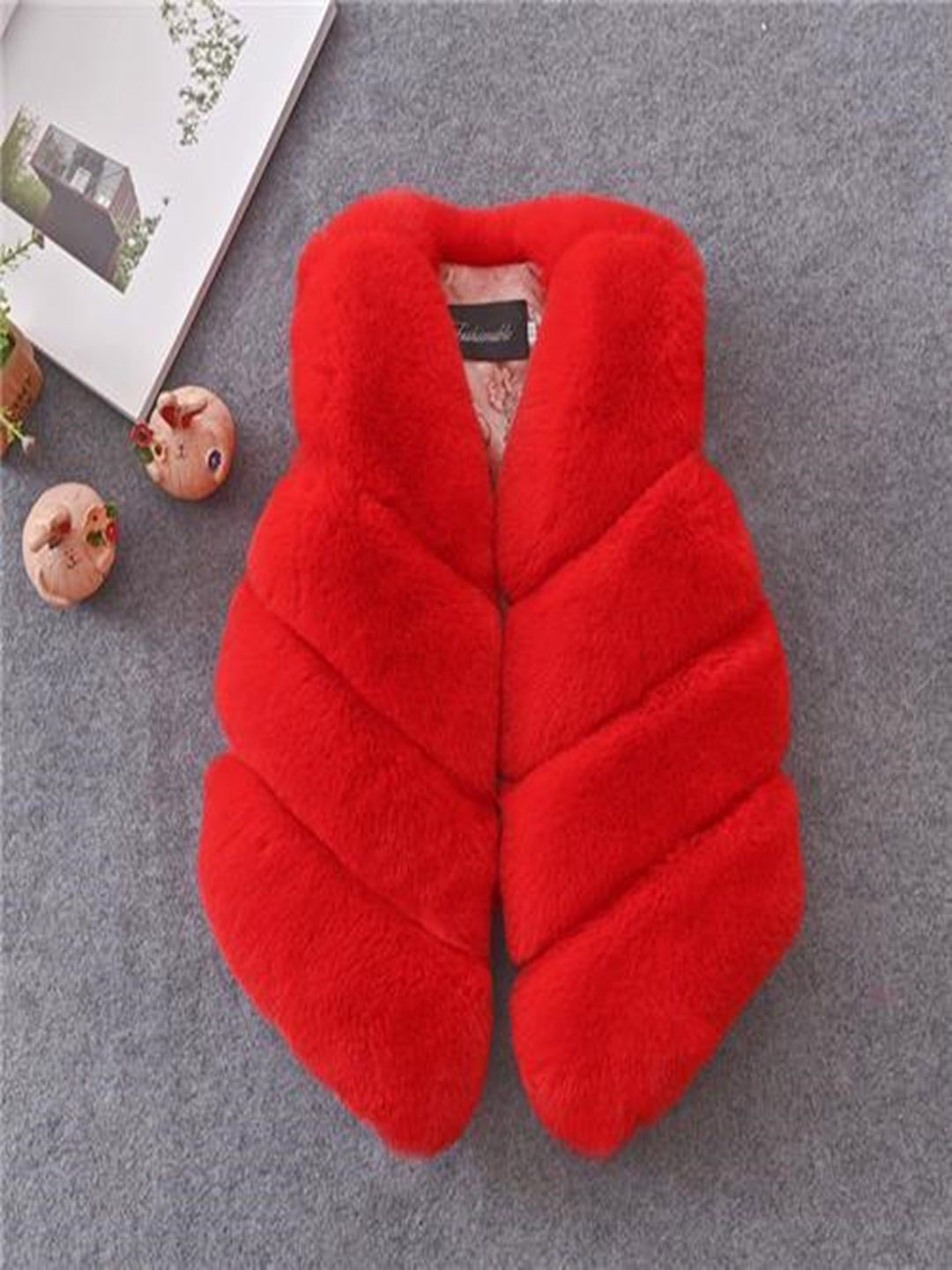 

Xsole Kids Single Breasted Winter Overcoat, Red