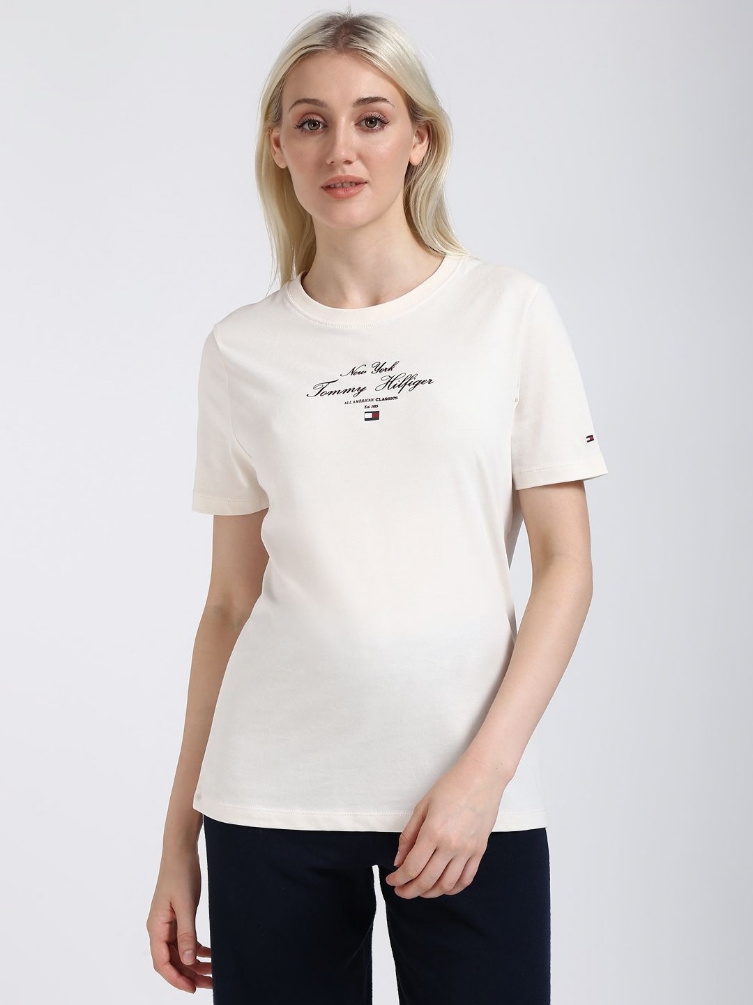 

Tommy Hilfiger Women T-shirt, Yellow