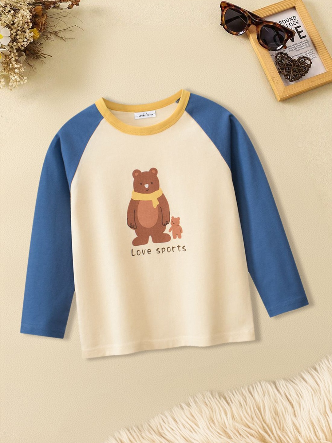 

FOREVER FRIDAY Boys Printed T-shirt, Blue