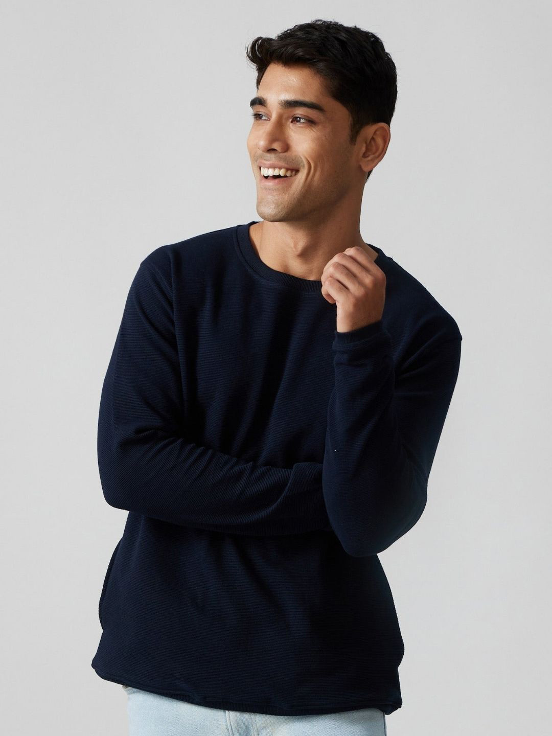

Creatures of Habit Men Cord Sweatshirt, Blue