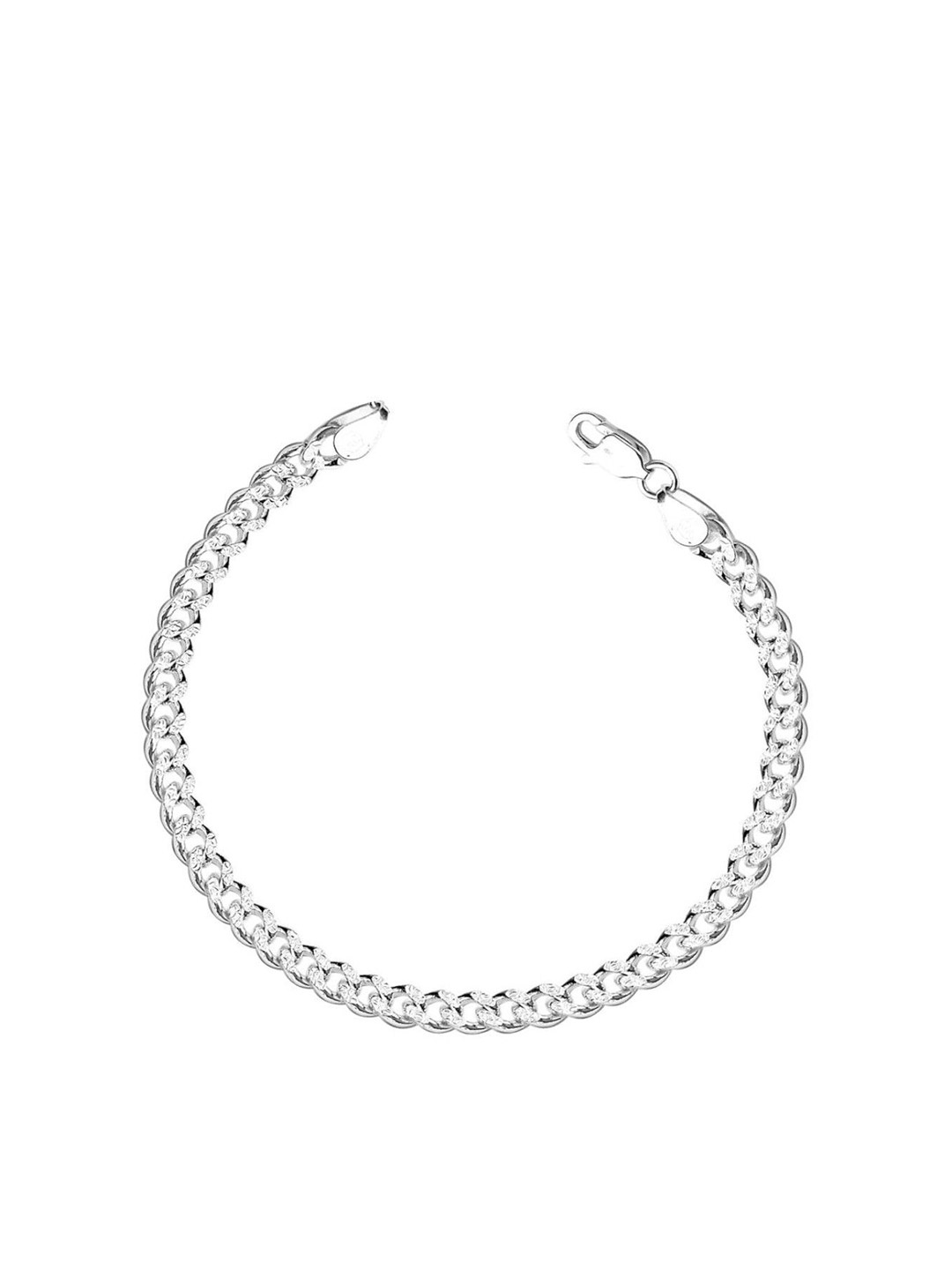 

Taraash Men Sterling Silver Link Bracelet