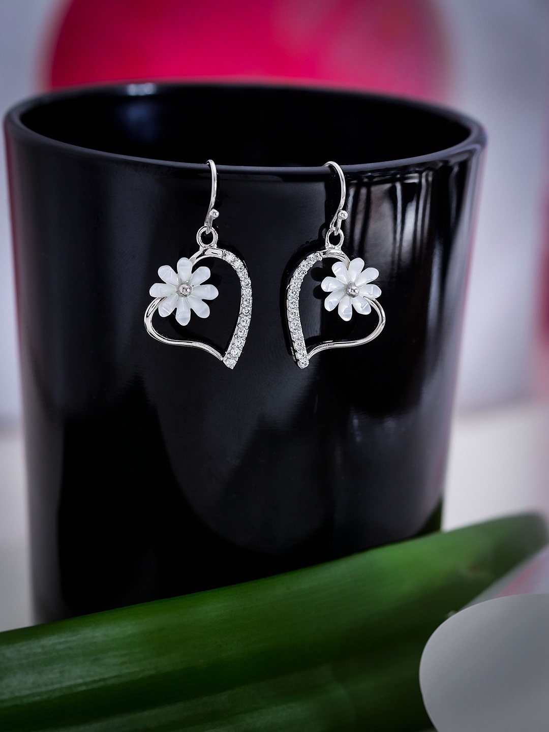 

DIAVO Contemporary Drop Earrings, Silver
