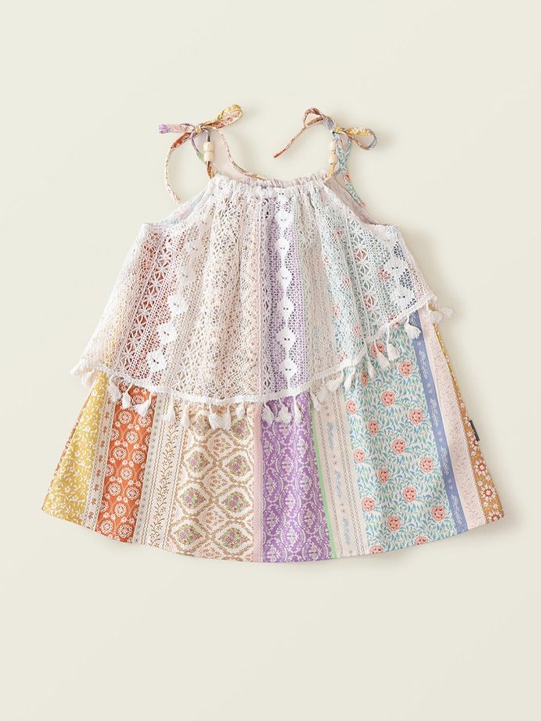 

LULU & SKY Floral Print A-Line Dress, Multi
