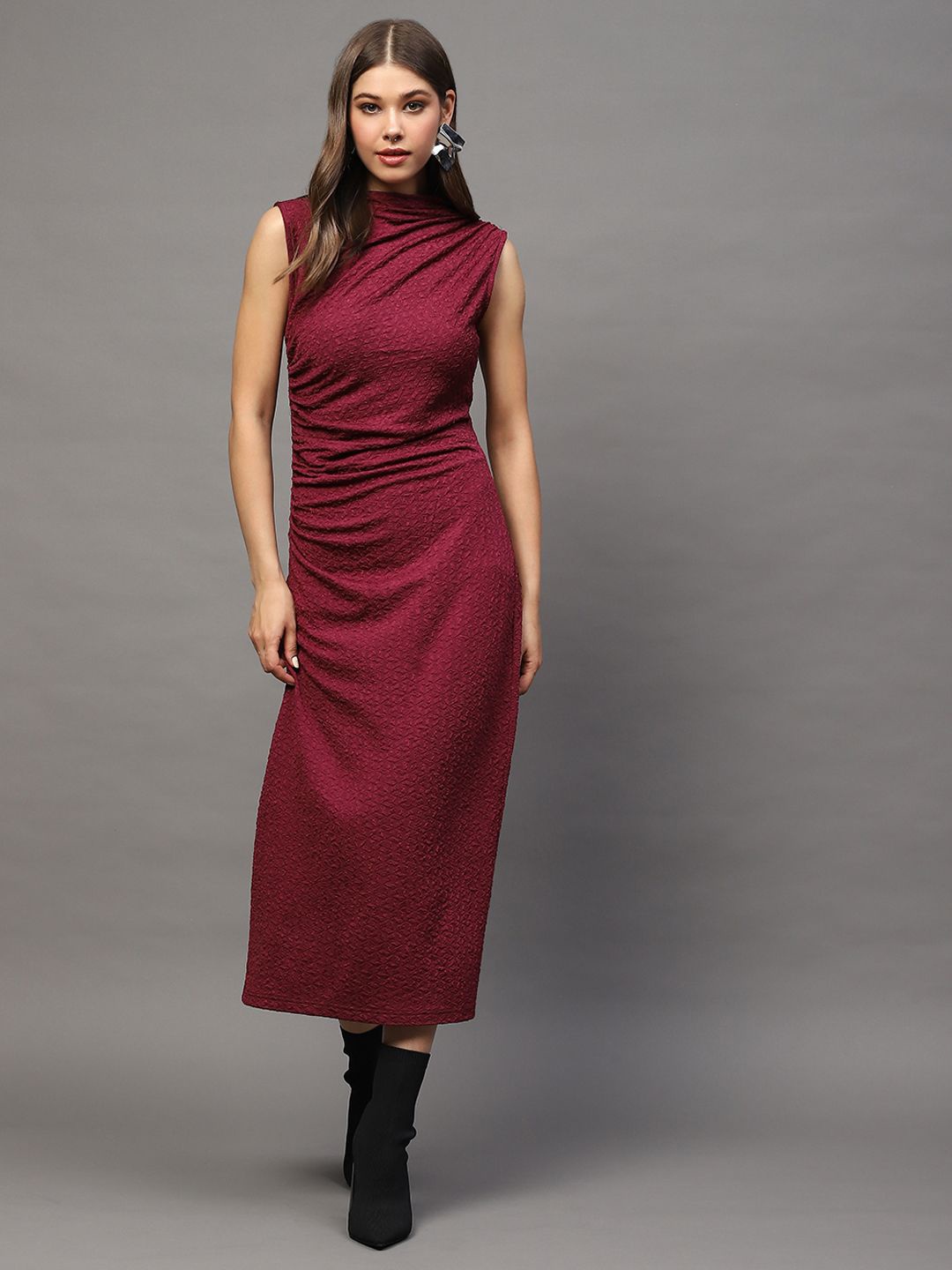 

StyleCast X SERA Bodycon Maxi Dress, Purple