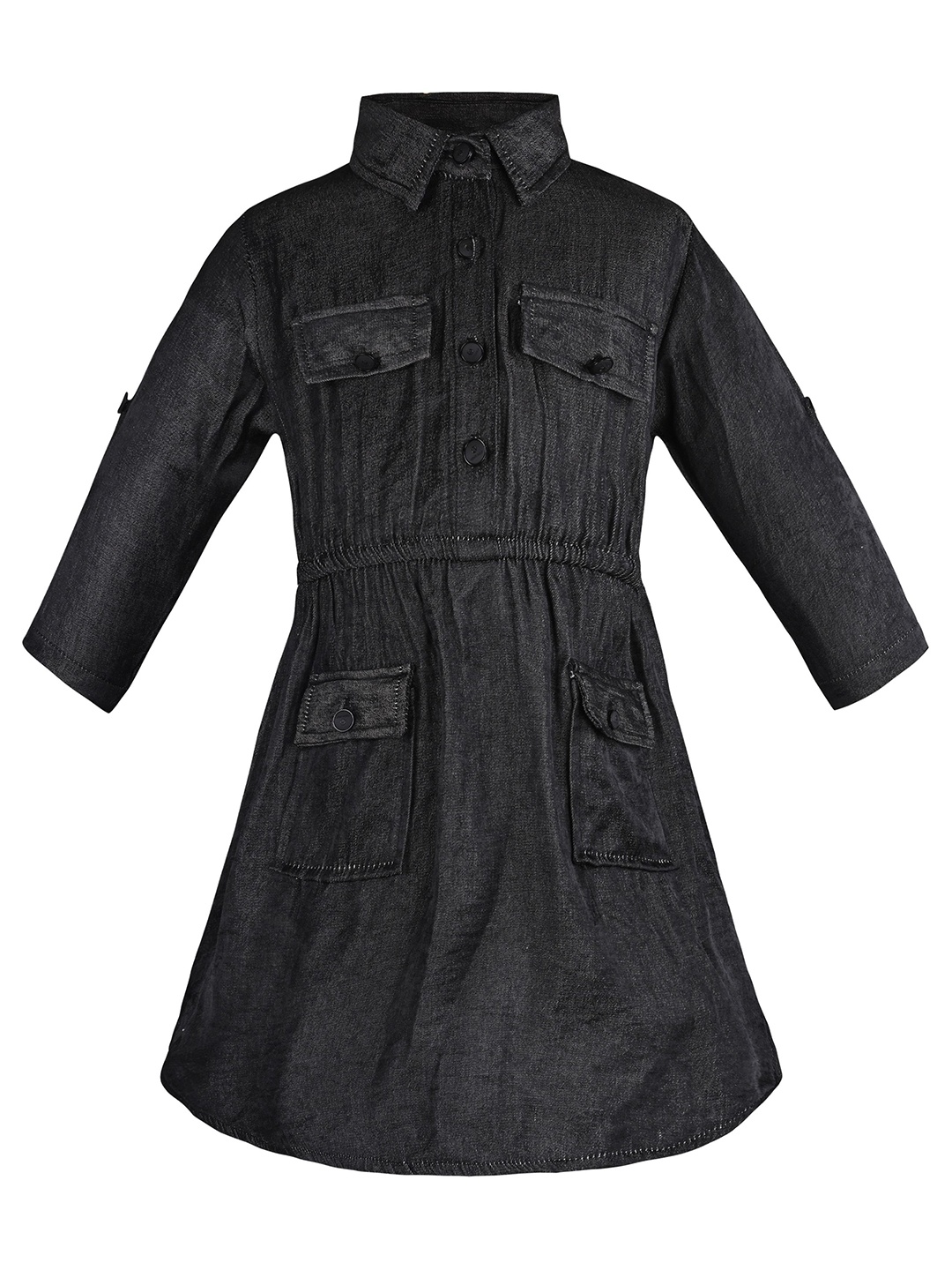 

Wish Karo Fit & Flare Dress, Black