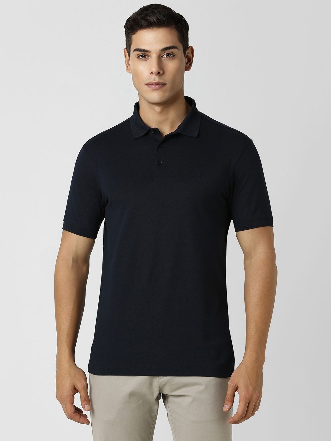 

Van Heusen Sport Men Polo Collar T-shirt, Black