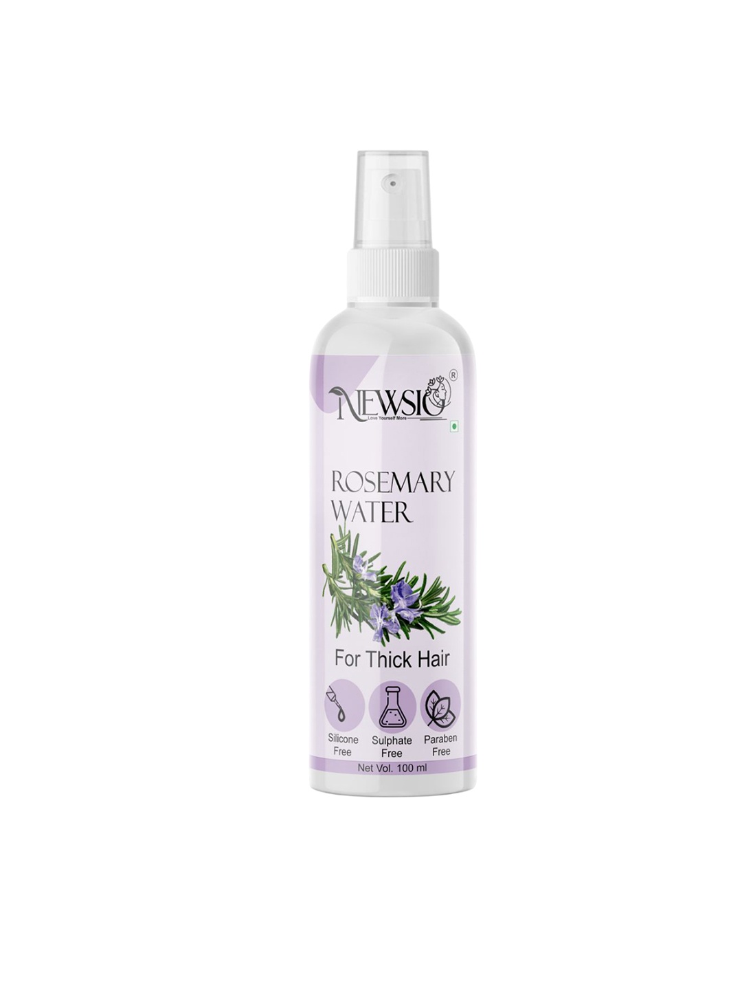 

Newsio Rosemary Water For Thick Hair - 100 ml, Transparent