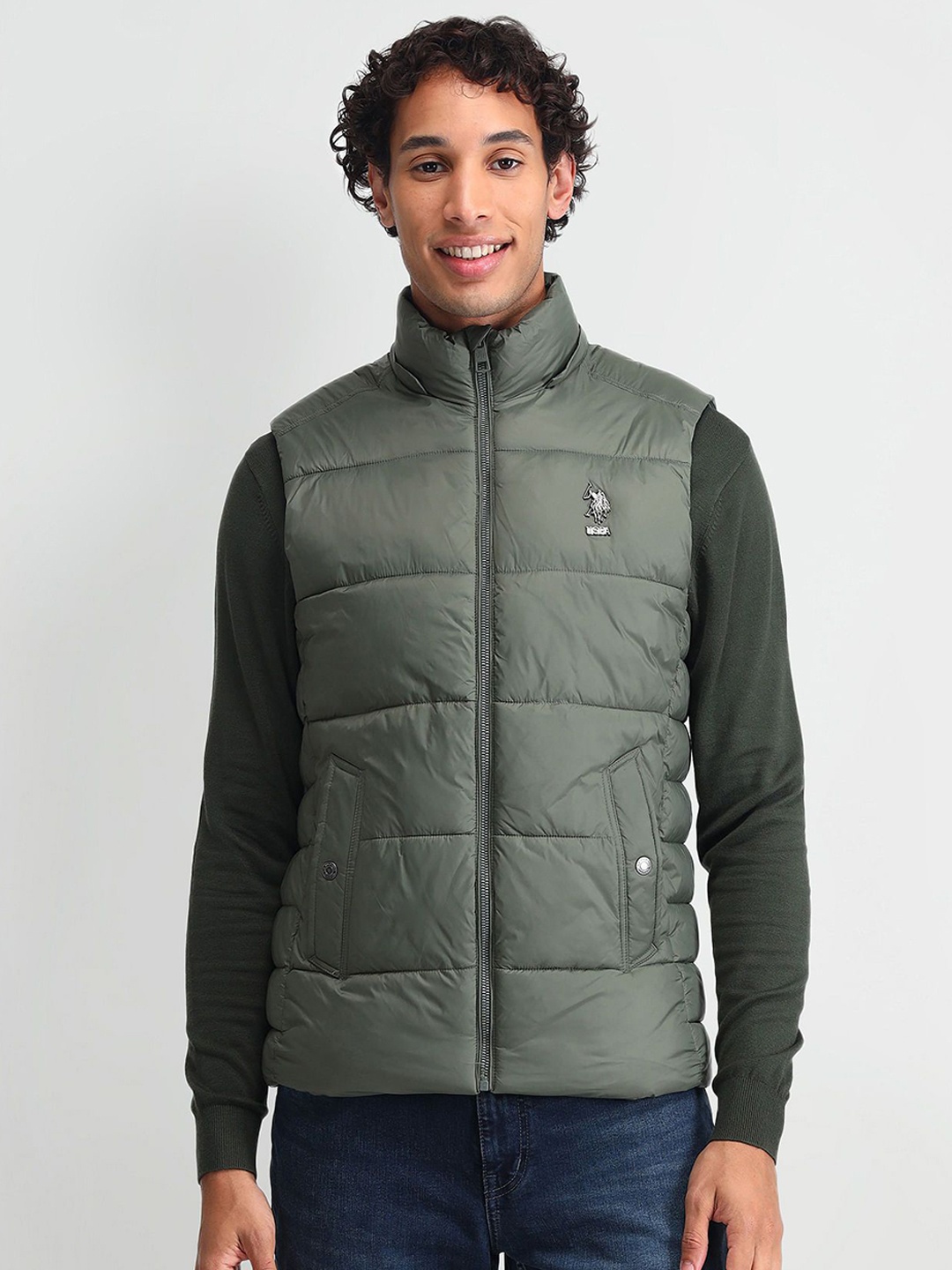 

U.S. Polo Assn. Denim Co. Men Padded Jacket, Green