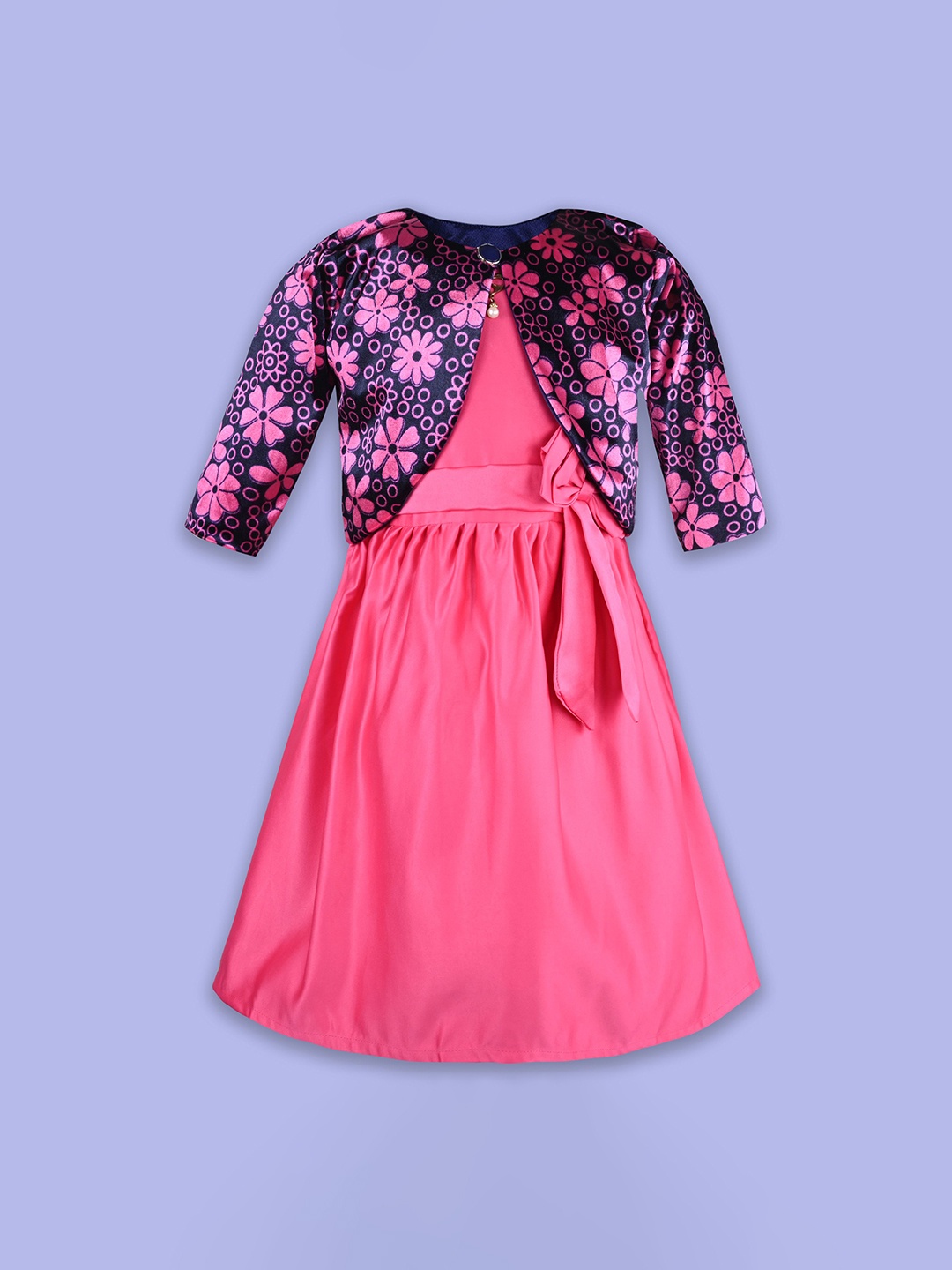 

Wish Karo Satin A-Line Dress, Pink