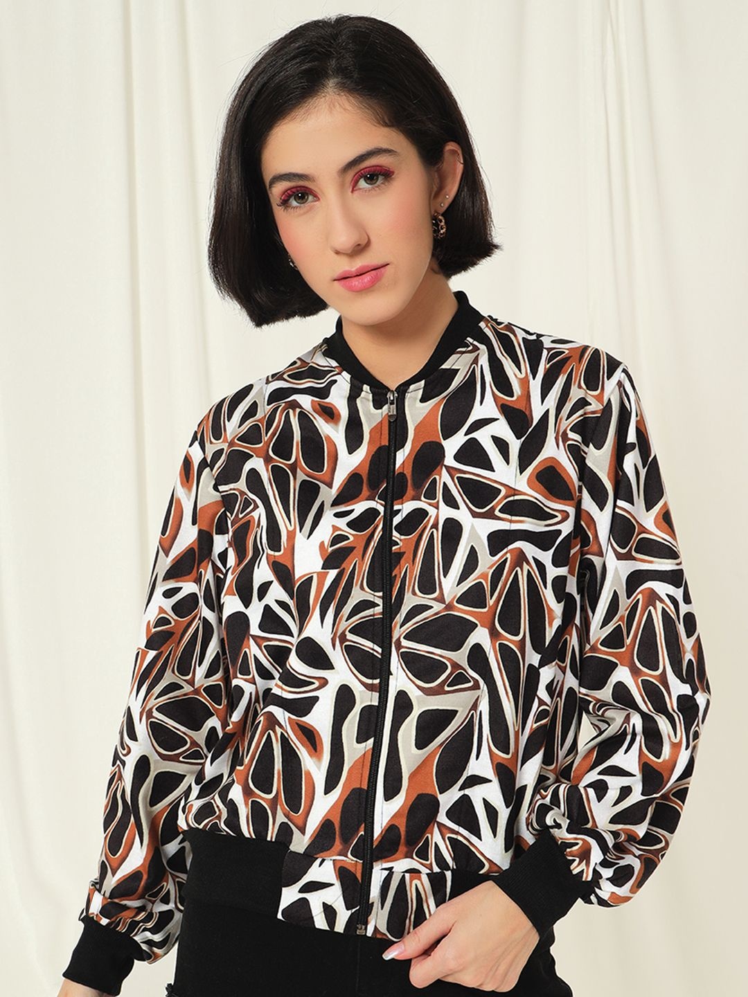 

TANDUL Women Lightweight Tailored Jacket with Embroidered, Multi