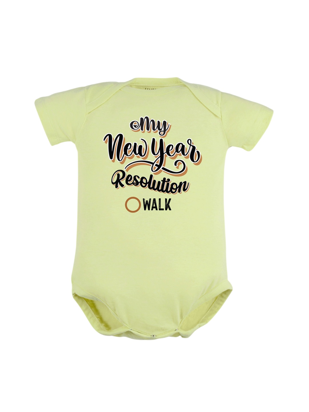 

FFLIRTYGO Infants Printed Pure Cotton Bodysuit, Green