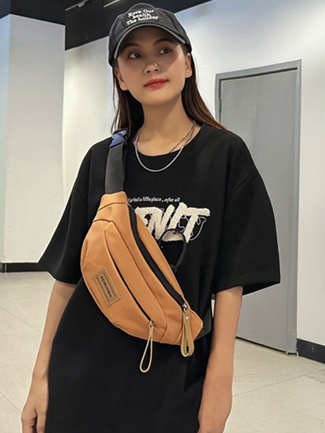 

StyleCast Checked Fanny Pack, Na