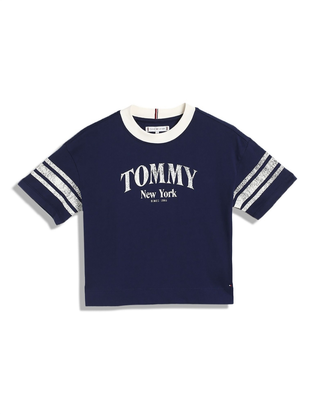 

Tommy Hilfiger Girls Colourblocked T-shirt, Blue